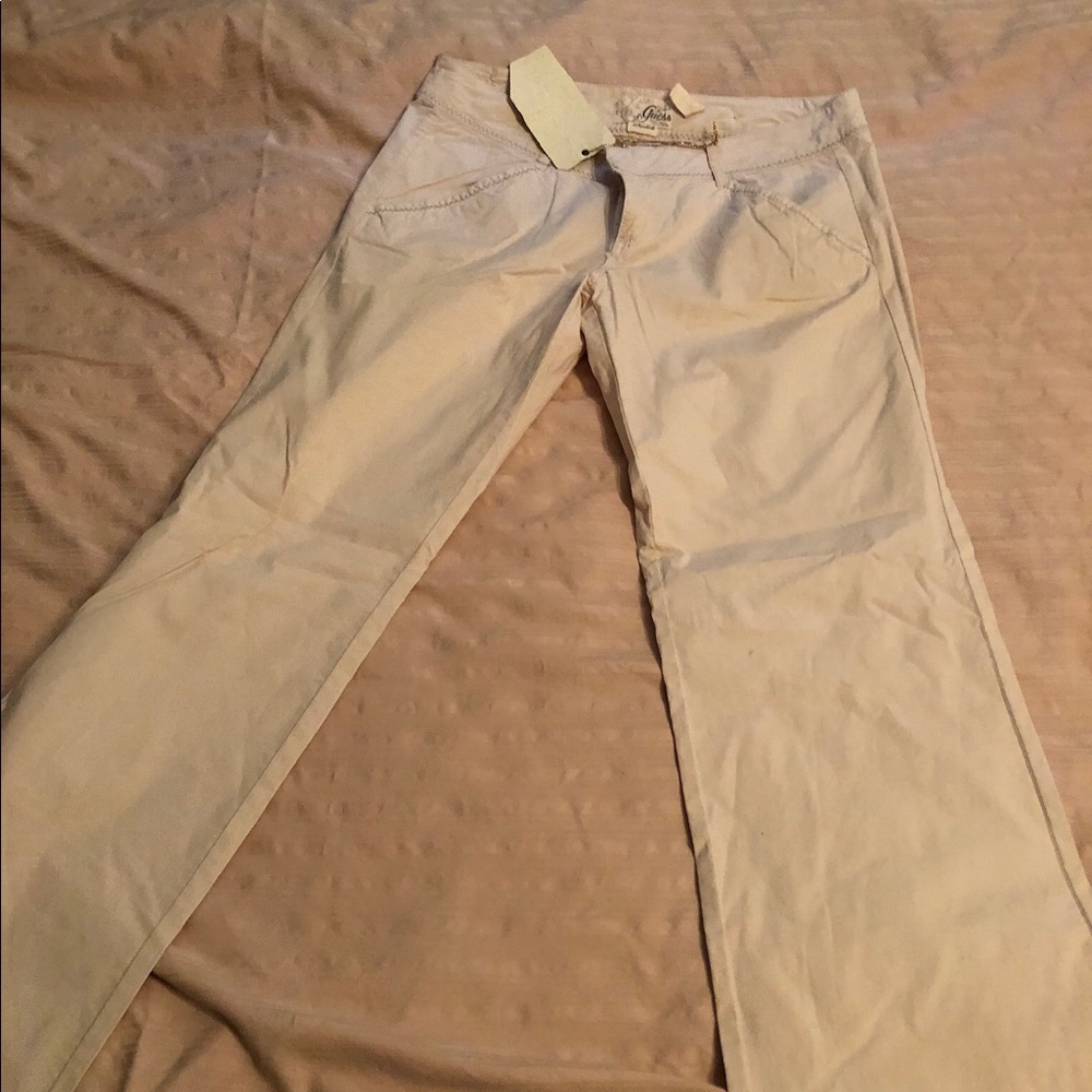 Wide legs linen Guess pants